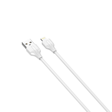 Kabel do szybkiego ładowania USB-A / Lightning 1m 2,1A biały LS541L