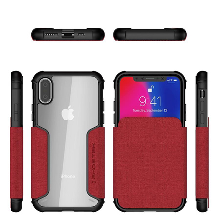 Etui Exec 3 Apple iPhone Xs rot