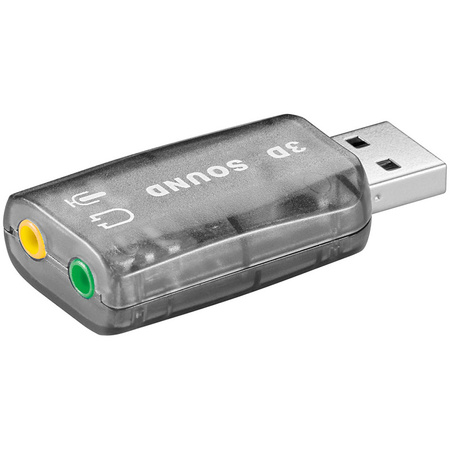 Karta Dźwiękowa Goobay USB 2.0 Jack 3,5mm x2