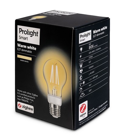 WiFi Prolight intelligente Glühbirne E27 8W