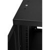 RACK 19'' 9U 600x450mm SCHWARZ Glastür