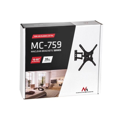 Maclean MC-759 TV-Halterung 13"-55" bis zu 30kg.