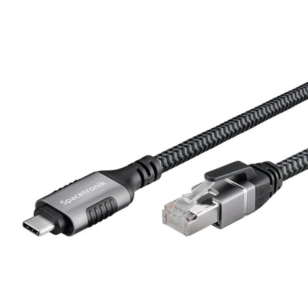 USB-C Gigabit Netzwerkkarte, 10m Adapterkabel