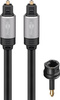 Audiokabel Jack 35mm x2 Goobay Plus TEXTIL 1m