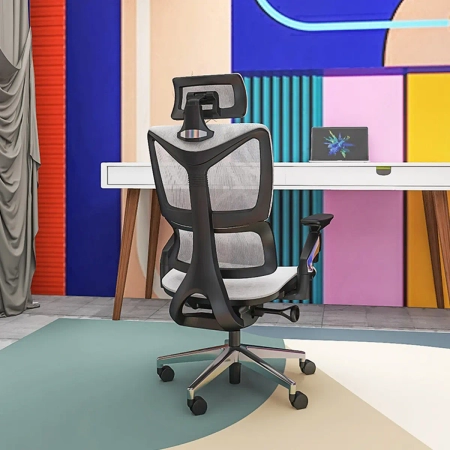 Ergonomiczny fotel biurowy regulowany 4D Spacetronik HILDE OUTLET