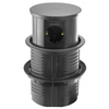 Gniazdo Blatowe z Ładowarka Indukcyjna USB okrągłe Wysuwane Spacetronik SPS-R3D6B V2