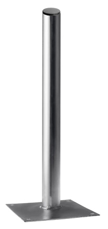 Vertikaler Antennenmast mit 100cm Platte