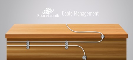 Spacetronik SPK-102 Kabelorganisation