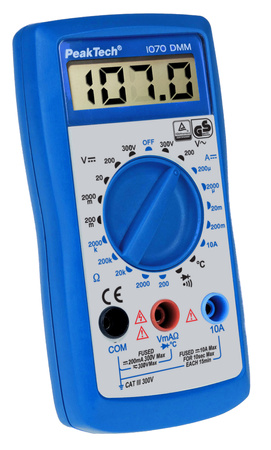 PeakTech 1070 Digitales 10A AC DC Multimeter