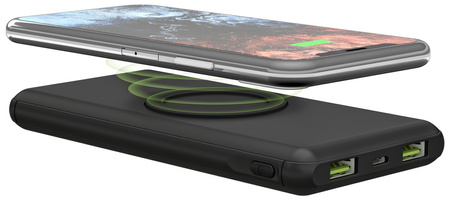 PowerBank Goobay 10000 mAh QC3.0 PD USB-C INDUCTION