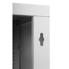 Szafa RACK 19'' 4U 450mm SZARA Drzwi stalowe