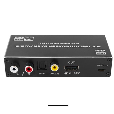 Extraktor 2x HDMI-HDMI + Audio ARC 4K SPH-SAE07