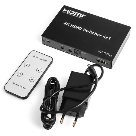 Spacetronik SPH-S410 4K 60Hz HDMI 4/1 Kombinierer