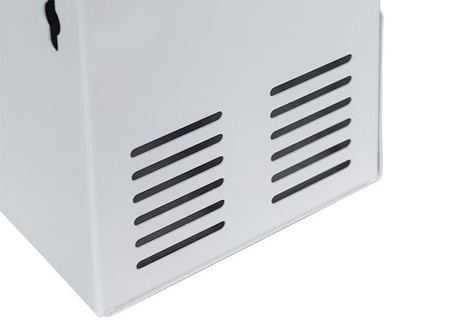 Obudowa RACK 19'' 2U 350 x 130mm BIAŁA pionowa