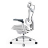 Krzesło do ergonomicznego biura 6D Spacetronik DORIS 40 szare z regulowanym zagłówkiem i podłokietnikami