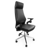 Fotel ergonomiczny biurowy OUTLET z podłokietnikiem 4D Spacetronik GUNNAR