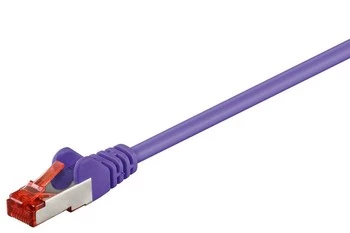 Kabel LAN Patchcord CAT 6 S/FTP LSZH fiolet 1.5m