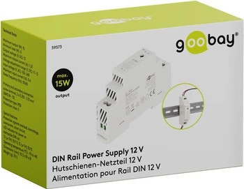 Zasilacz na szynę DIN Goobay 12V 1.25A 15W IP20