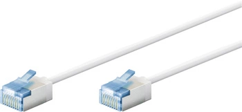 Kabel LAN Patchcord CAT 6A EXTRA FLEX biały 2m